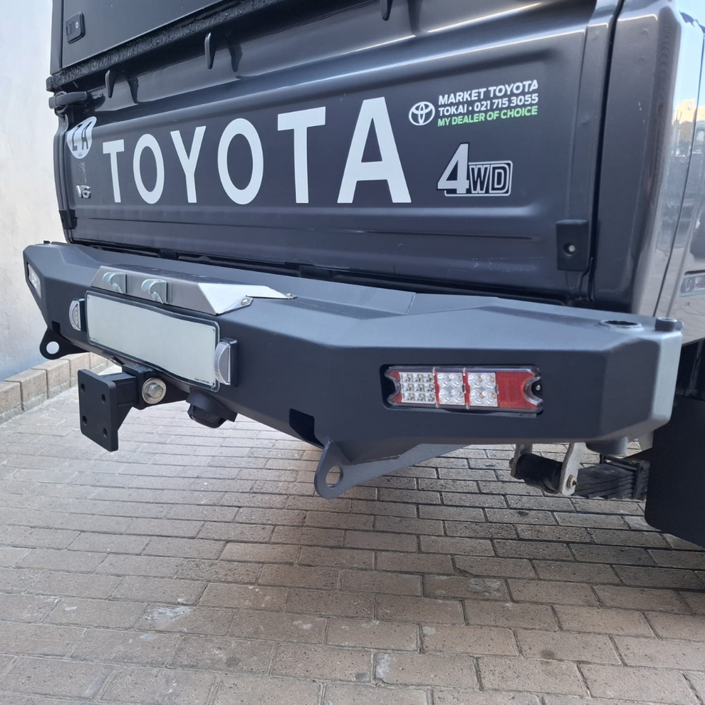 Toyota Land Cruiser 79 Rear Bumper 3mm Steel Powder-Coated (2000 ...