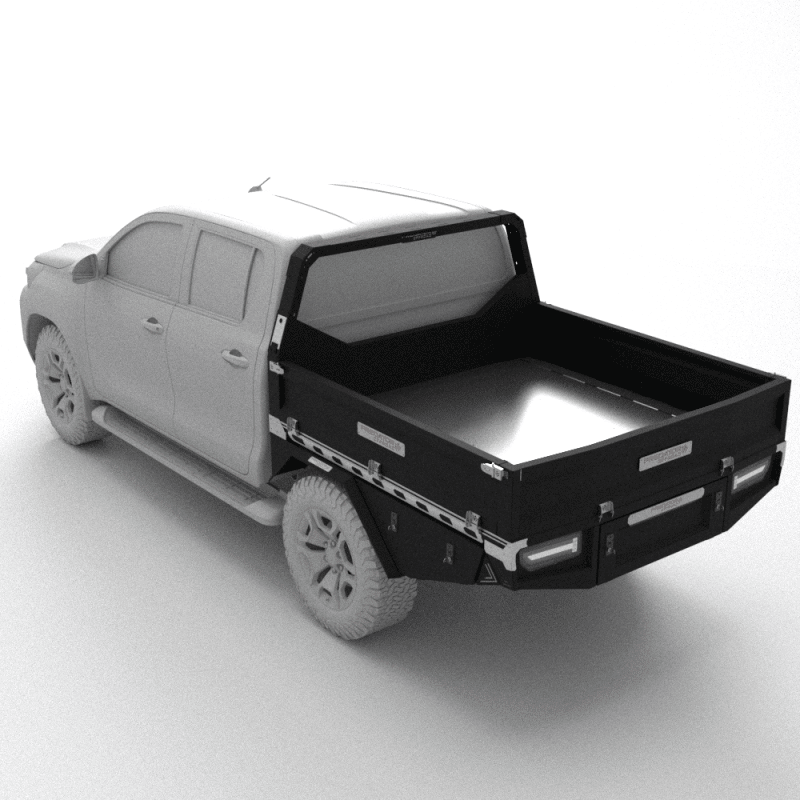 Double Cab Tray Drop Sides