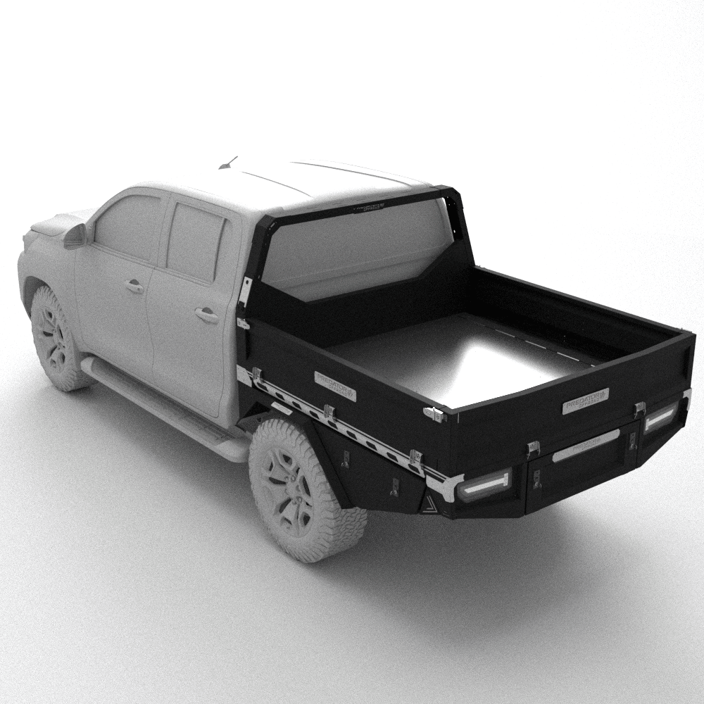 Double Cab Tray Drop Sides