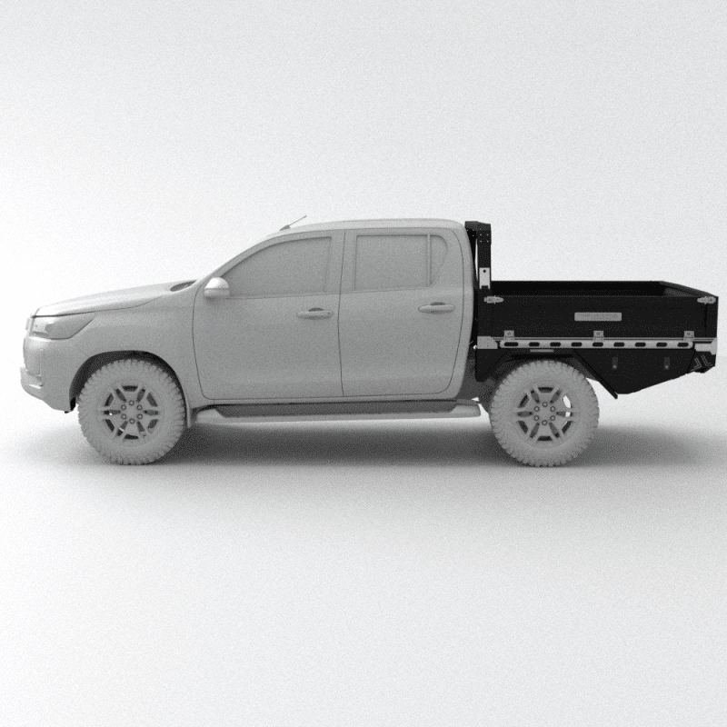 Double Cab Tray Drop Sides