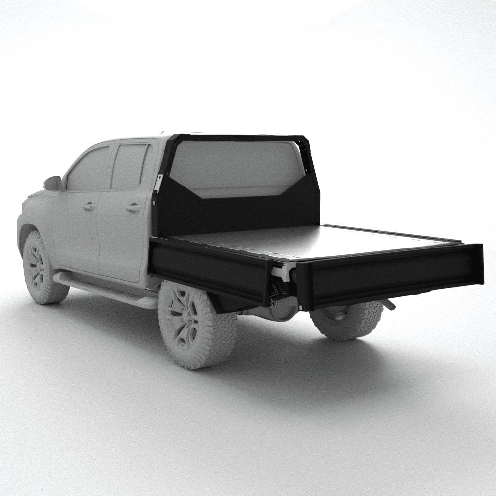Double Cab Tray Drop Sides