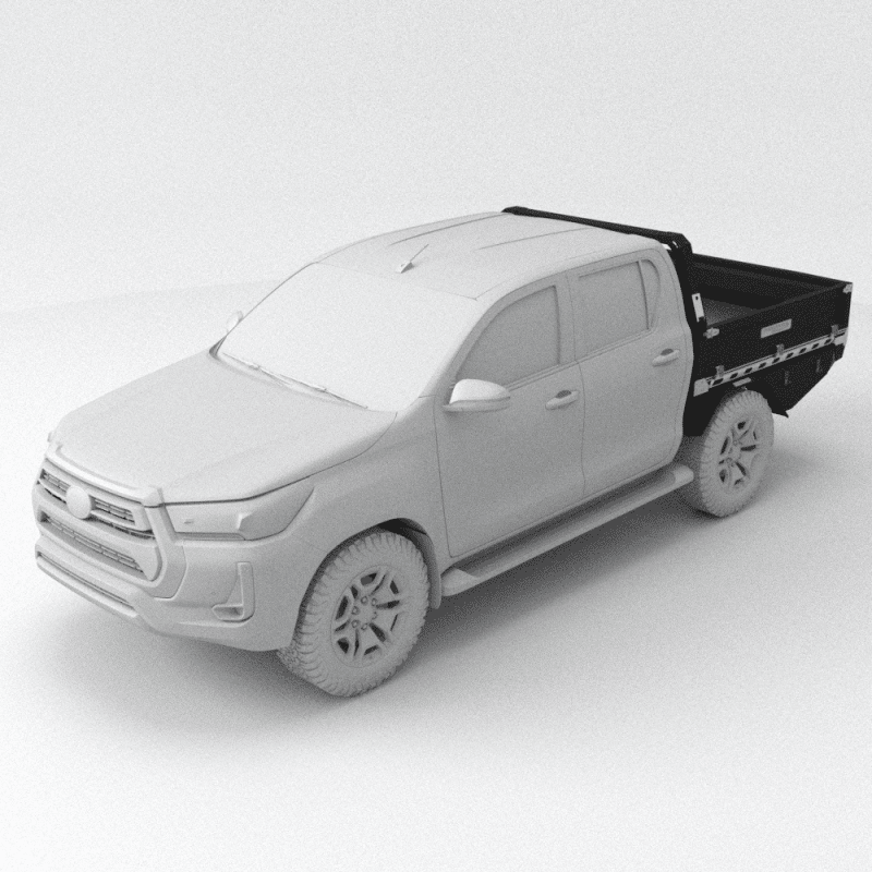 Double Cab Tray Drop Sides