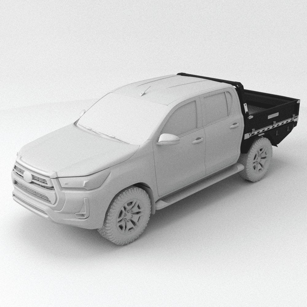 Double Cab Tray Drop Sides