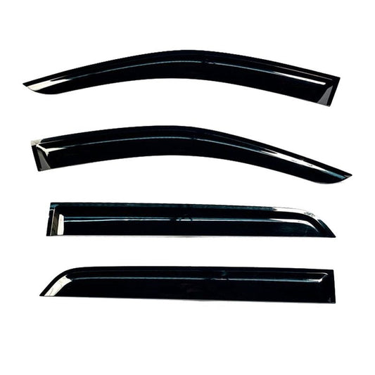 Ford Everest (2015-2021) Weather Guards Black - No Logo