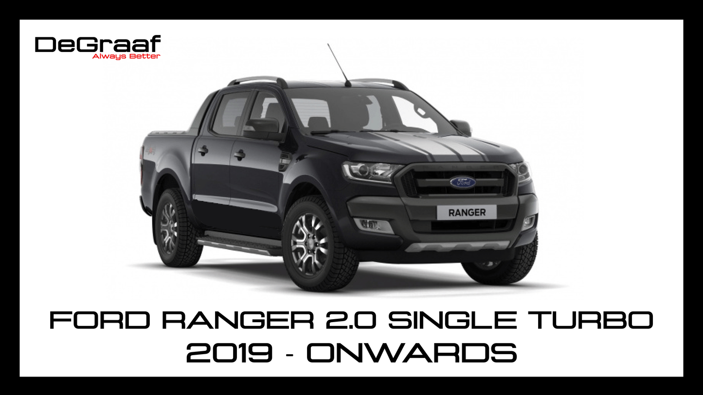 DeGraaf 76mm Stainless Steel Performance Exhaust | Ford Ranger 2.0 Single-Turbo (2019–Present)