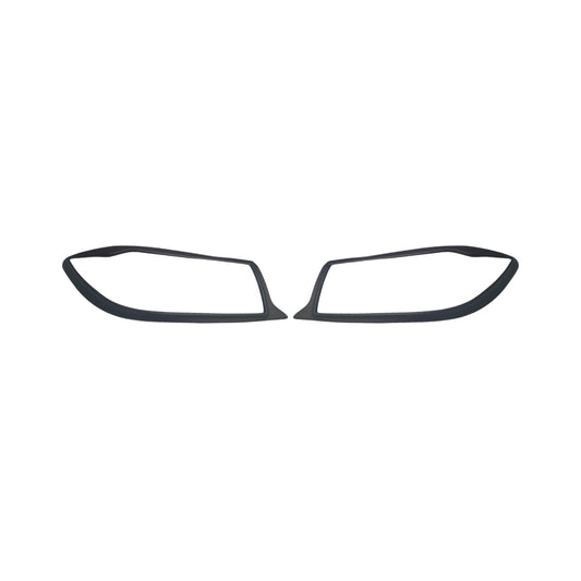 Toyota Fortuner 2009-2011 Head Light Cover - Matte Black