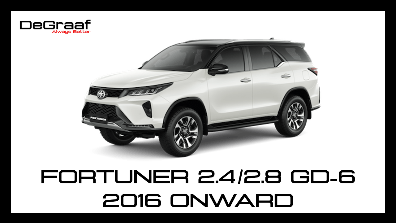 DeGraaf 76mm Stainless Steel Performance Exhaust | Toyota Fortuner 2.4 & 2.8 GD-6 (2016–Present)
