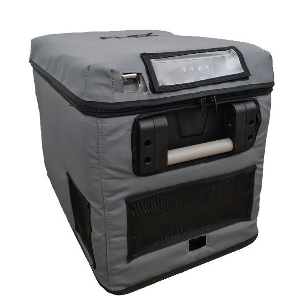 Flex Adventures FS40 Heavy-Duty Protective Fridge Cover | Locally Made | Thermal Insulated | Charcoal