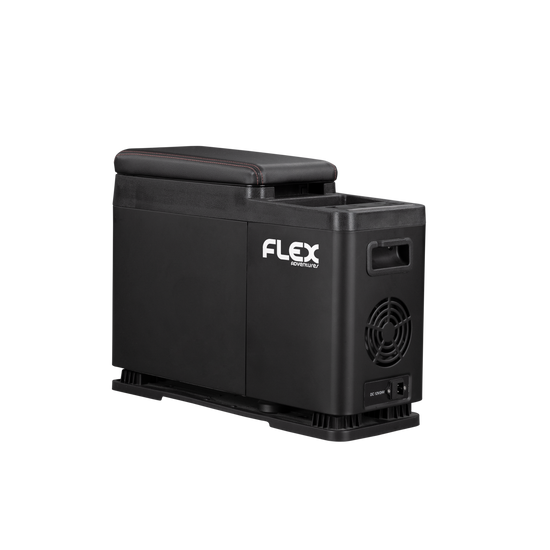 Flex Adventures CF8 8L Mini Compressor Fridge Freezer | Centre Console | Wireless Charging | 12V/24V