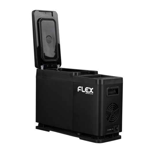 Flex Adventures CF8 8L Mini Compressor Fridge Freezer | Centre Console | Wireless Charging | 12V/24V
