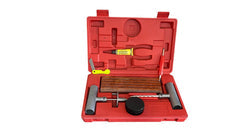 Flex Adventures Heavy-Duty Tyre Repair Kit | 30-Piece Tubeless Plug Kit with Metal T-Handles