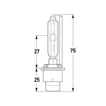 Hella D2S HID Bulb 6000K