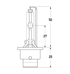 Hella D4S HID Bulb 6000K