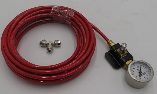 AIRMAX PRESSURE GAUGE – FILLER GAUGE WITH INFLATION VALVE – 8 BAR