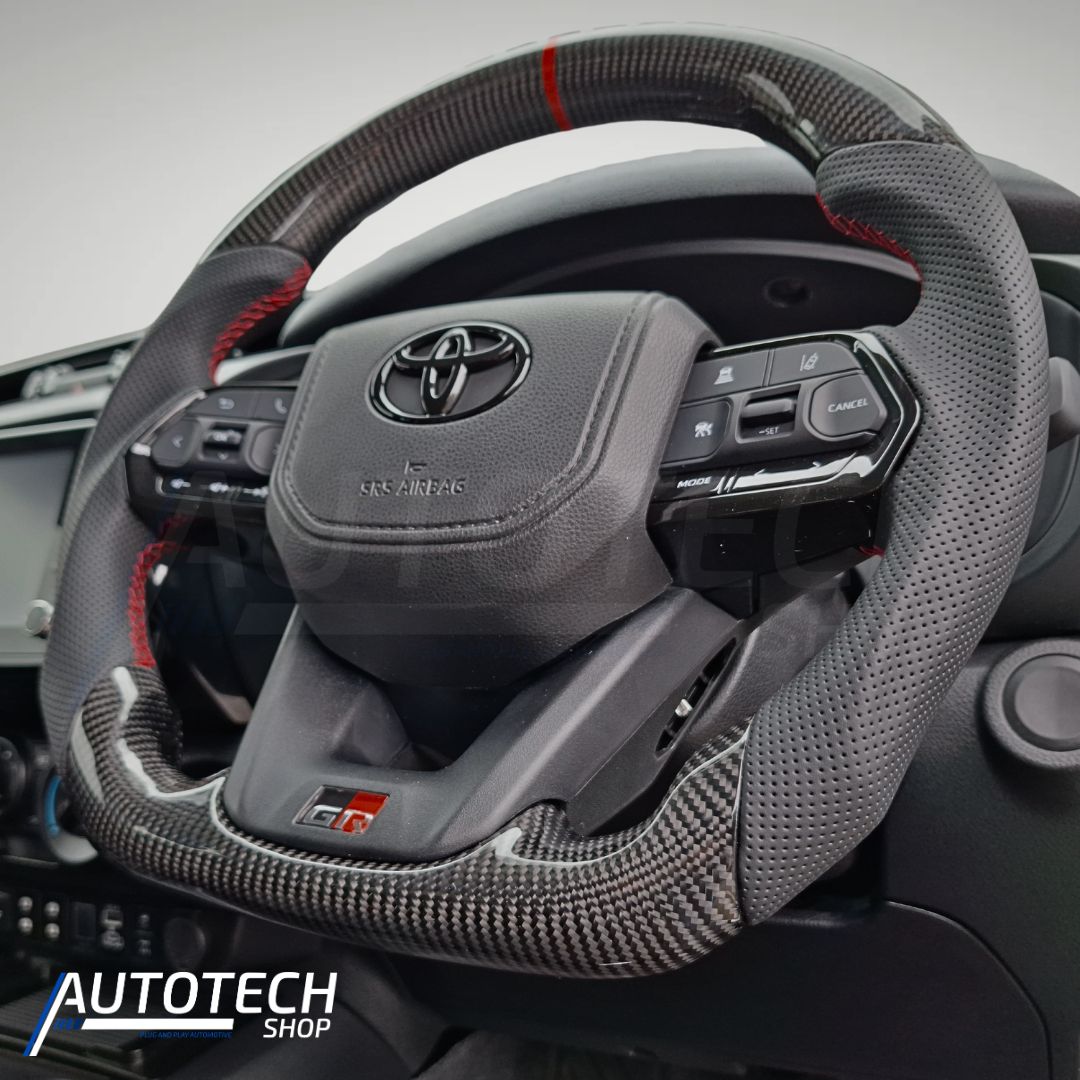 GR300 SPORT Carbon Steering Wheel + FREE Wired to Wireless Carplay Dongle