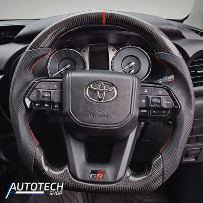 GR300 SPORT Carbon Steering Wheel + FREE Wired to Wireless Carplay Dongle