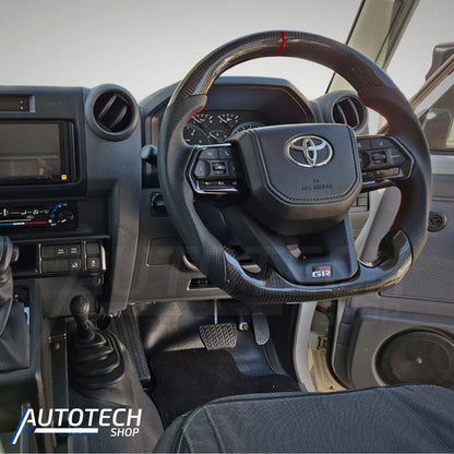 GR300 SPORT Carbon Steering Wheel + FREE Wired to Wireless Carplay Dongle