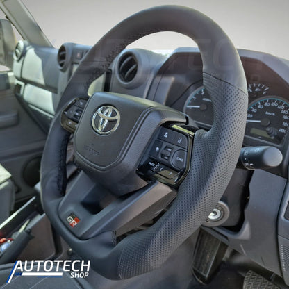AutoTech Toyota GR300 Sport Steering Wheel + OneNav Evo 9inch for Land Cruiser Pick Up A11 (2012+)