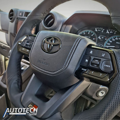 AutoTech Toyota GR300 Sport Steering Wheel + OneNav Evo 9inch for Land Cruiser Pick Up A11 (2012+)
