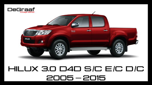 DeGraaf 76mm Stainless Steel Performance Exhaust | Toyota Hilux 3.0 D4D (2005–2015)