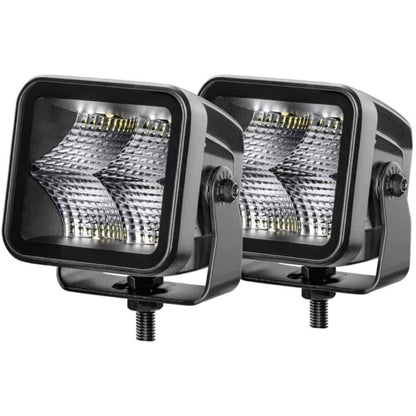 Hella Black Magic LED 3.2" Cube Flood Light Kit
