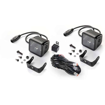 Hella Black Magic LED 3.2" Cube Flood Light Kit