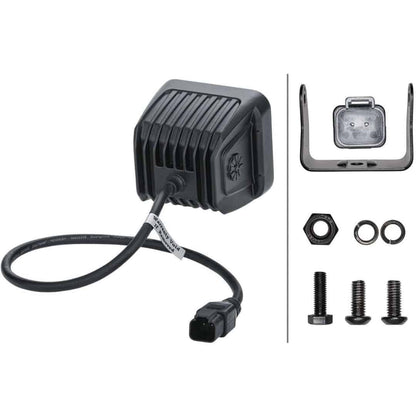 Hella Black Magic LED 3.2" Cube Flood Light Kit