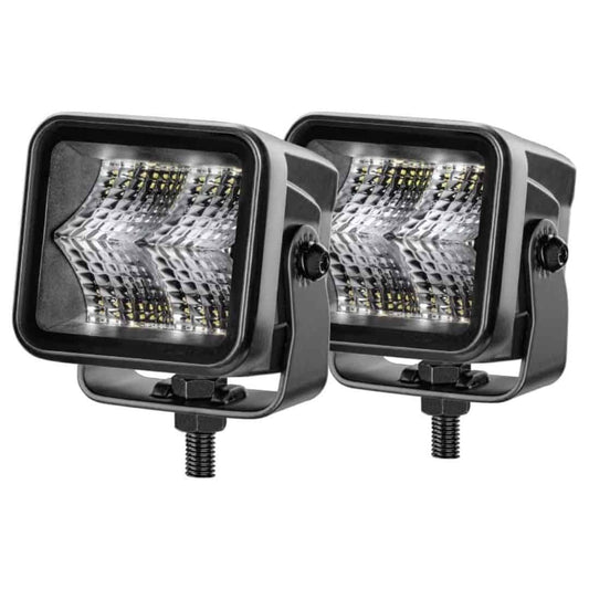 Hella Black Magic LED 2.7" Cube Flood Light Kit