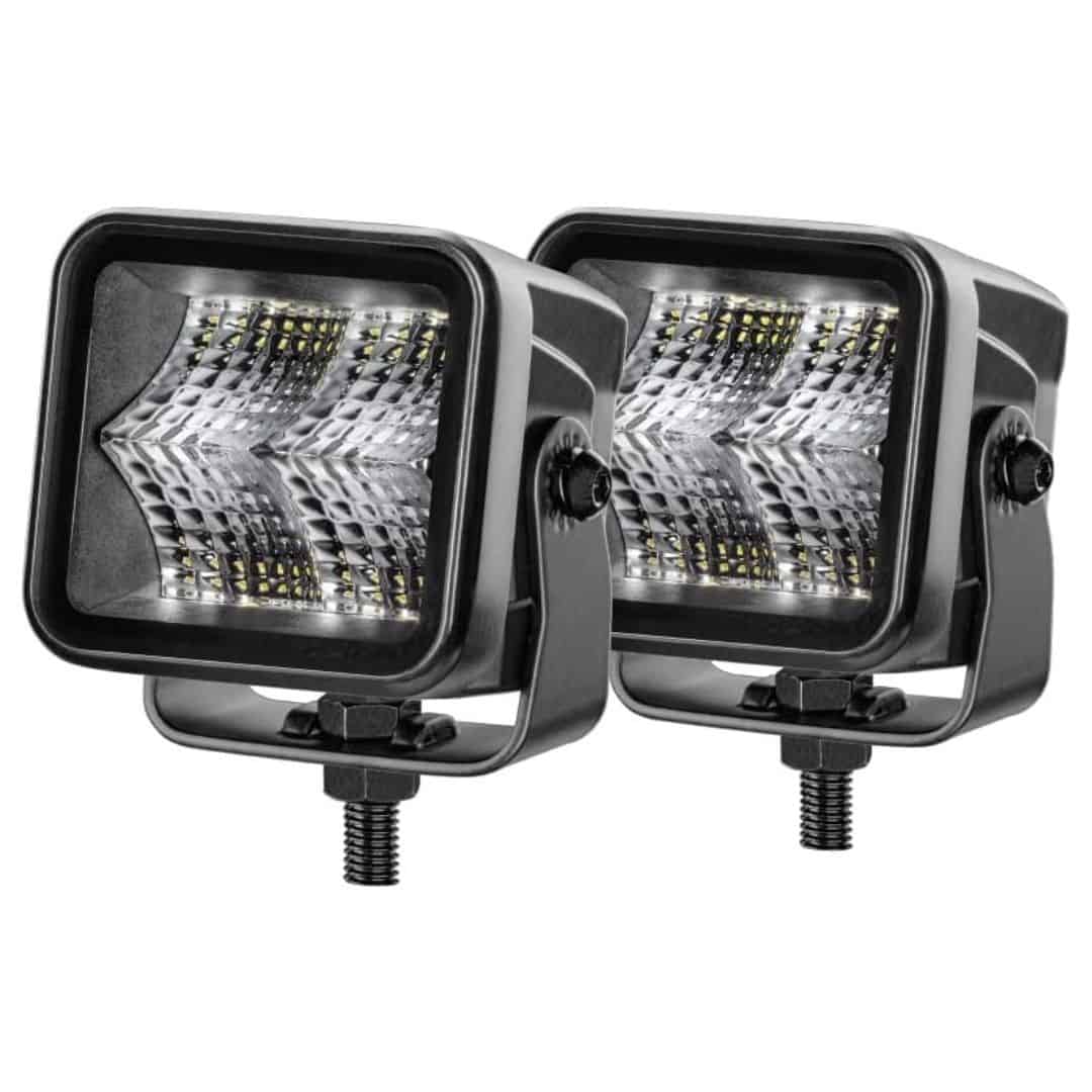 Hella LED Black Magic 2.7" Cube Kit - (Flood)