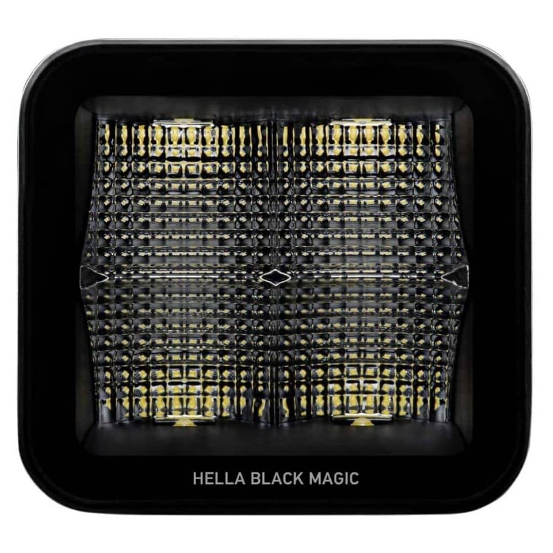 Hella LED Black Magic 2.7" Cube Kit - (Flood)