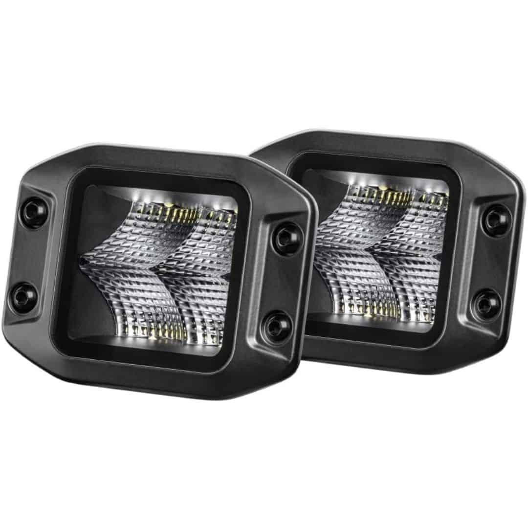 Hella LED Black Magic 3.2" Cube Kit - (Flood/Flush)