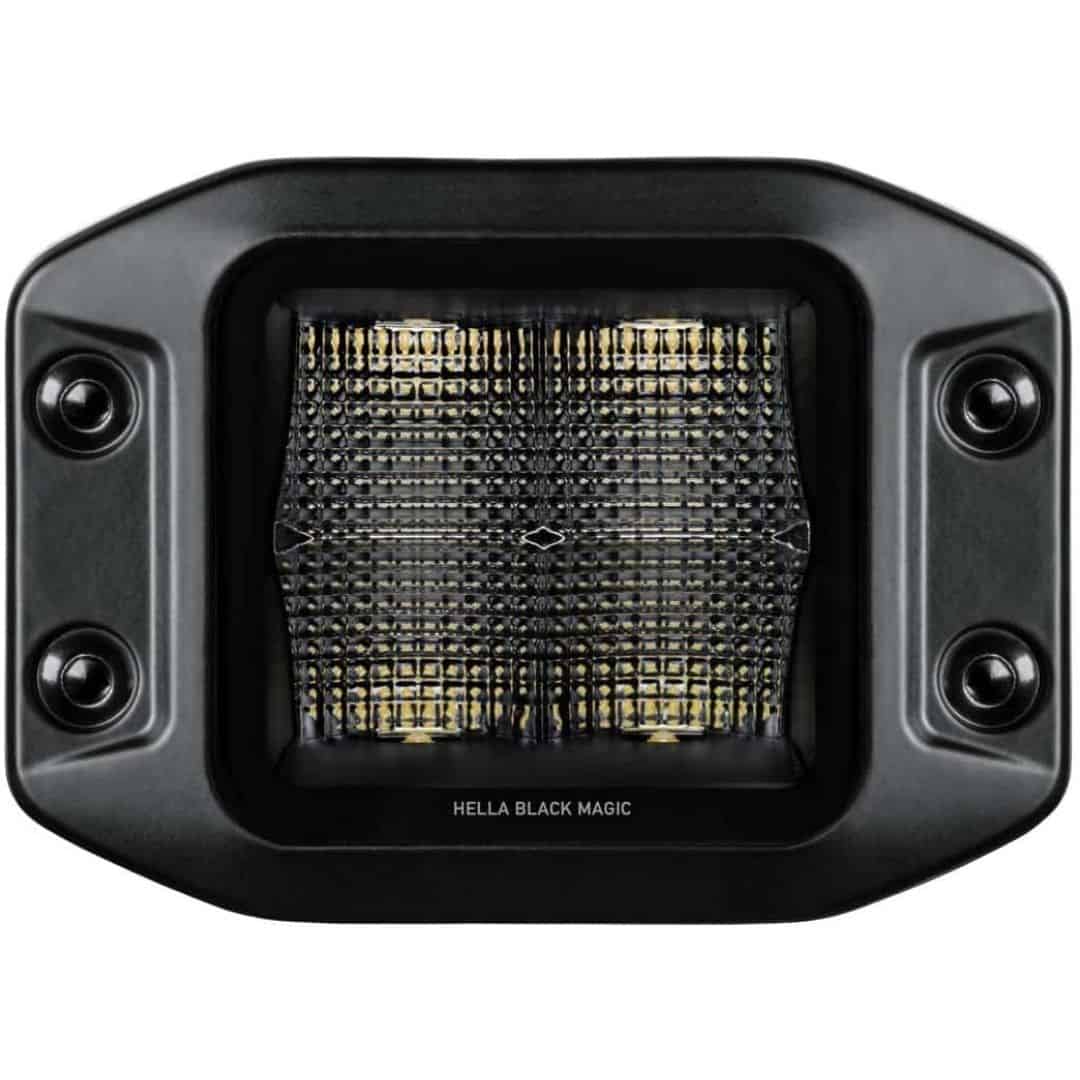 Hella LED Black Magic 3.2" Cube Kit - (Flood/Flush)
