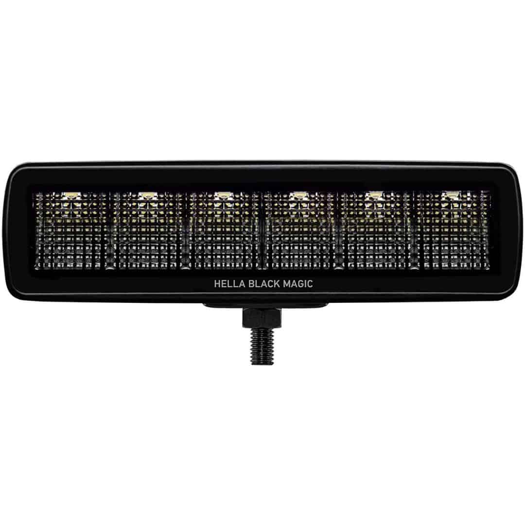 Hella Black Magic LED Mini Lightbar 6.2˝ Single (Flood)