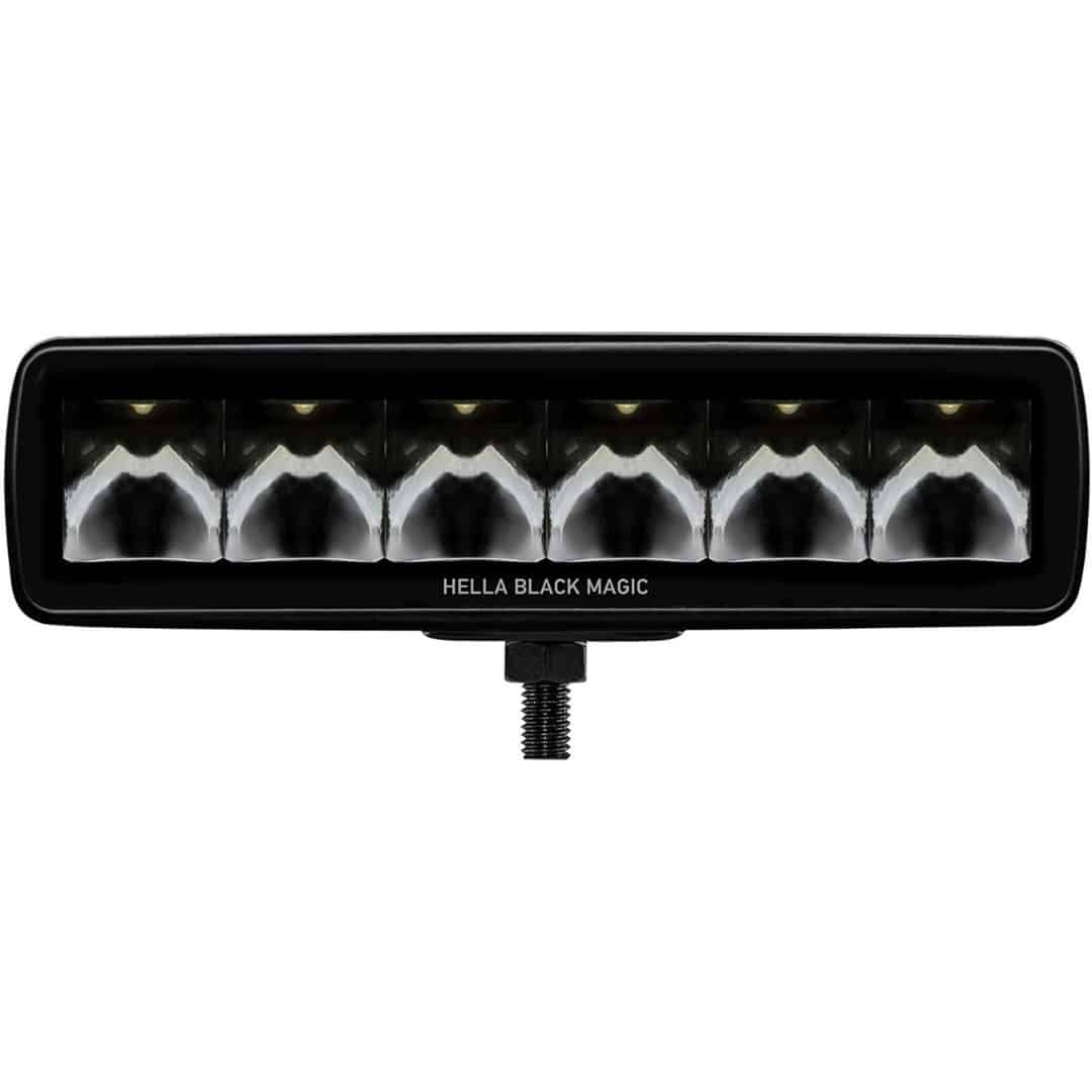 Hella Black Magic LED Mini Lightbar 6.2˝ Single (Spot)