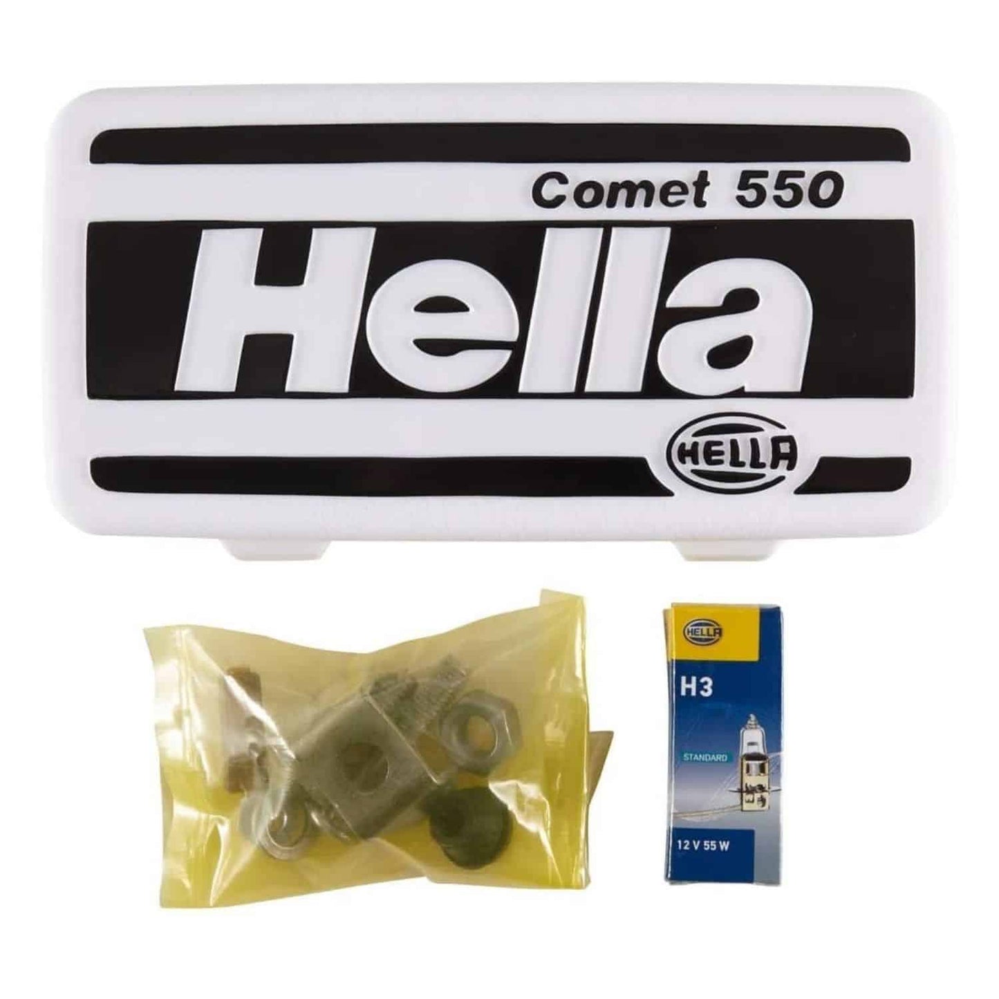 HELLA Comet 550 Driving Lamp Set (Kit with 2 x Halogen Lamps)