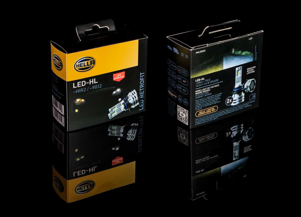 Hella LED Retrofit (HIR2/9012) - Set of two bulbs