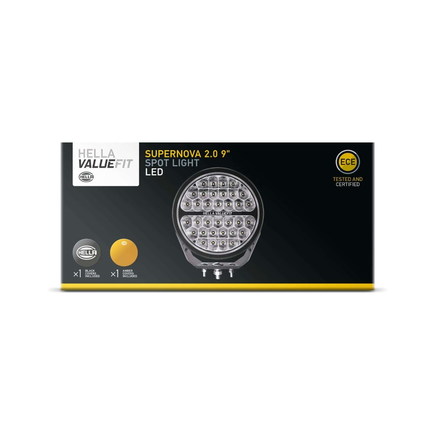 Hella ValueFit Supernova 2.0 9'' LED Spot Light Set