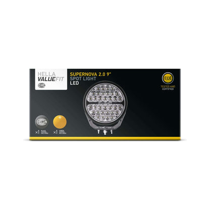 Hella ValueFit Supernova 2.0 9'' LED Spot Light Set