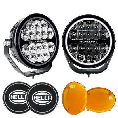 Hella Antares 7" LED Aux Lamp Set
