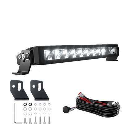 Flex Adventures 30" Dual Colour LED Light Bar | White & Golden | 150W | IP68/IP69K | 9–36V | Far Beam