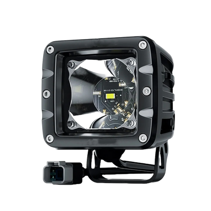 Flex Adventures Dual Colour LED Pod Lights | White & Amber | 2,700 Lumen | IP67 | 12–24V | Pair