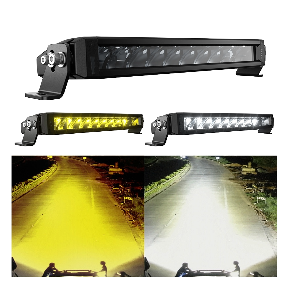 Flex Adventures 30" Dual Colour LED Light Bar | White & Golden | 150W | IP68/IP69K | 9–36V | Far Beam