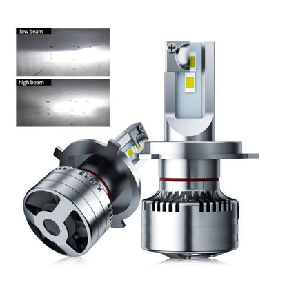 Flex Adventures F5 LED Headlight Bulb Set | H7 | 22,000 Lumen | 6500K | Plug & Play | 12–24V