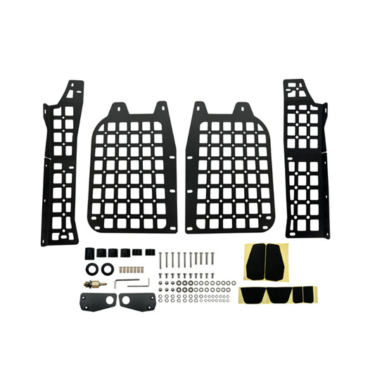 Suzuki Jimny Gen 4 Window Storage MOLLE Panel Kit | CNC Aluminium | No-Drill Install