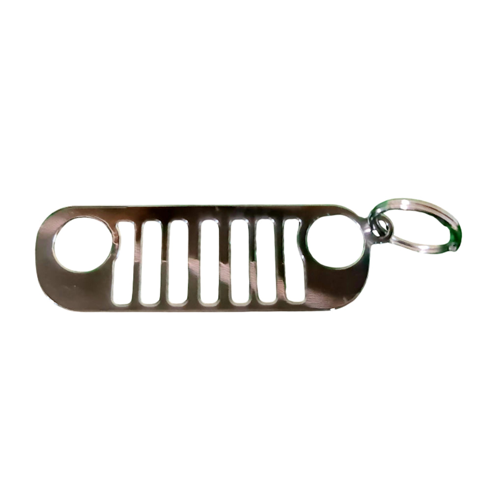Jeep JL Advanced Key Ring Polished Stainless Steel