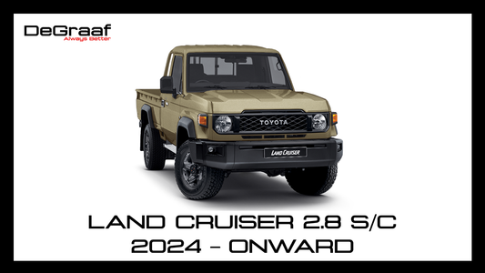 DeGraaf 76mm Stainless Steel Performance Exhaust | Toyota Land Cruiser 79 2.8 GD-6 Single Cab (2024–Present)