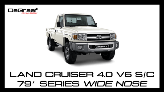 DeGraaf Performance Exhaust with Branches | Toyota Land Cruiser 79 Series 4.0 V6 Single Cab (Wide Nose)