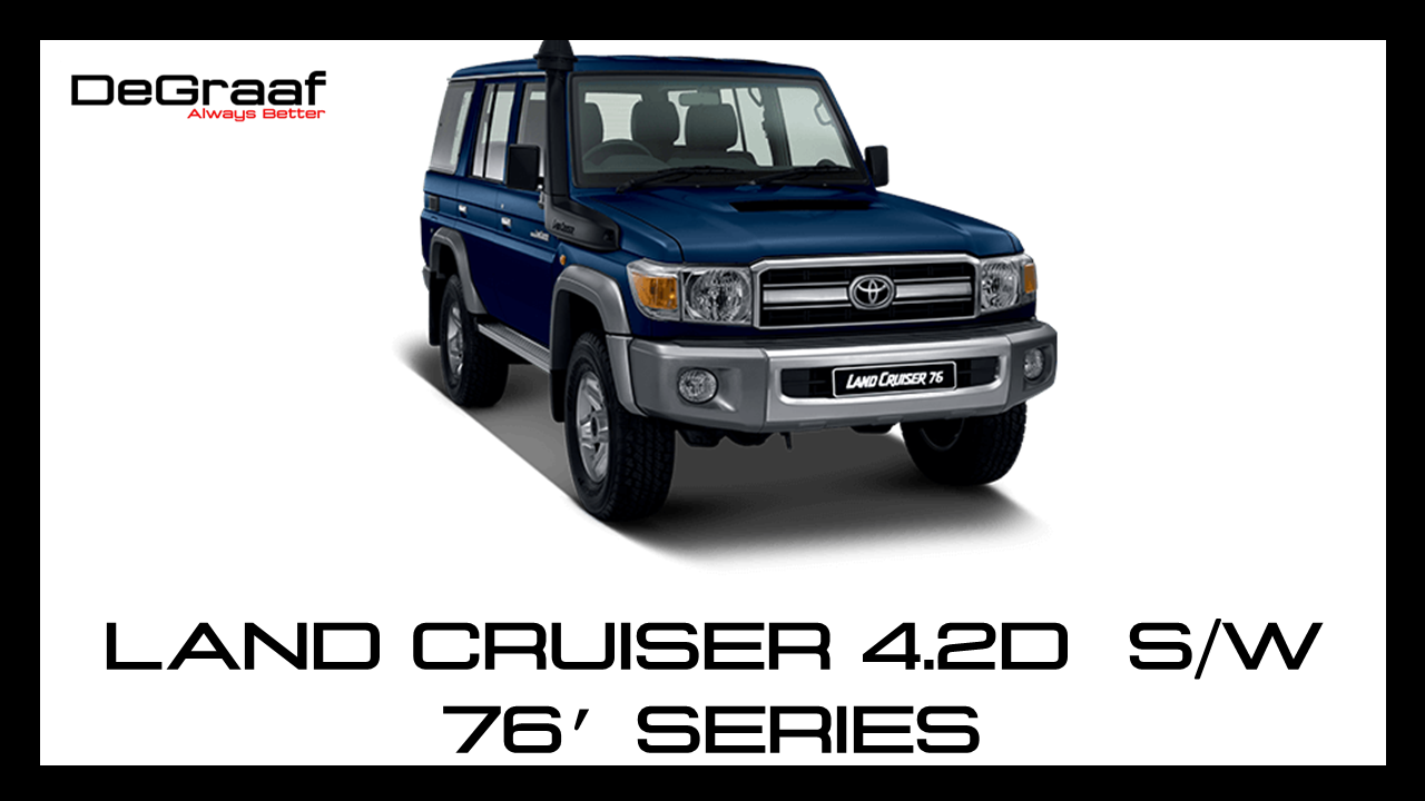 DeGraaf 76mm Stainless Steel Performance Exhaust | Toyota Land Cruiser 76 Series 4.2D Station Wagon (1HZ)