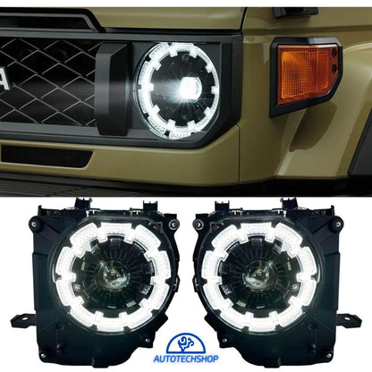AutoTech Land Cruiser 76 2024 Australian-Style Headlights