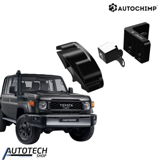 AutoChimp™ 70 Series Front Camera Mounting Kit | Press Fit Grill Mounted &amp;amp; Adjustable